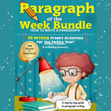 WRITING Bundle for the YEAR | Narrative| Opinion| Persuasive Writing Activities GRADES 4-7 | PDF Instant Download