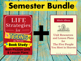 Life Skills High School ELA Nonfiction Unit + Novel Unit: Based on Life Strategies for Teens & The Five People You Meet in Heaven | PDF Download |  GRADES 9-12