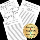 WRITING Bundle for the YEAR | Narrative| Opinion| Persuasive Writing Activities GRADES 4-7 | PDF Instant Download