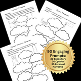 WRITING Bundle for the YEAR | Narrative| Opinion| Persuasive Writing Activities GRADES 4-7 | PDF Instant Download