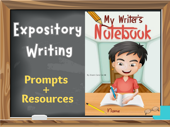 Paragraph Writing Resources, Paragraph of the Week, Writer's Notebook: EXPOSITORY WRITING Instruction Resources and Sample Paragraphs