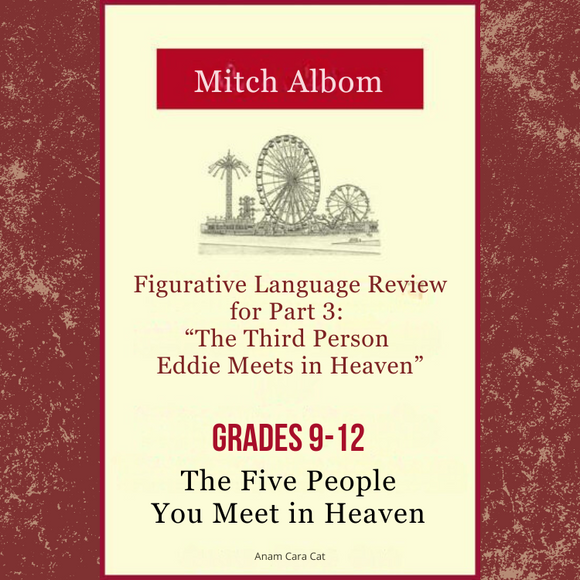 The Five People You Meet in Heaven Free Lesson Figurative Language Review