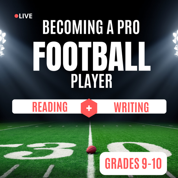 Free High School Reading Comprehension Assessment + Paragraph Instruction: Going Pro in Football