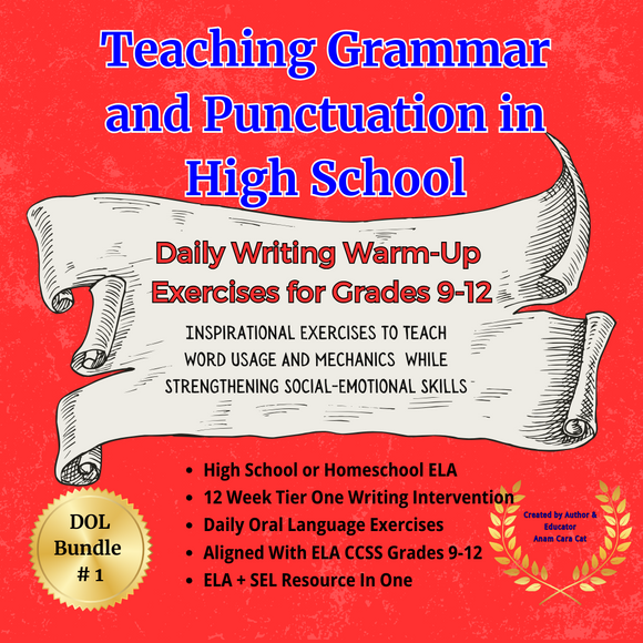 Grammar and Punctuation Lessons For High School Students | Teaching Mechanics and Word Usage in High School