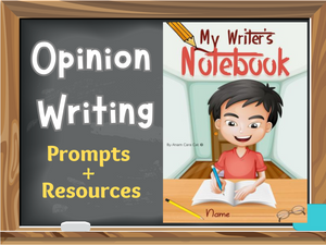 How to Teach Paragraph Writing: Opinion Writing Prompts + Resources