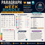 SEL Paragraph Writing Instruction High School ELA Grades 9–10 Social Emotional Instant PDF Download