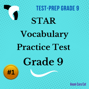 STAR Vocabulary Practice Test Prep Grade 9 : Reading Literacy Test Prep High School