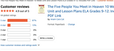 The Five People You Meet in Heaven UNIT + ALL LESSON PLANS Ten Week Unit | PDF Instant Download