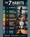 FREE 7 Habits of Highly Effective Teens Printable Posters | PNG + PDF    12" x 18"  + Bonus Lesson Plan | Download Now