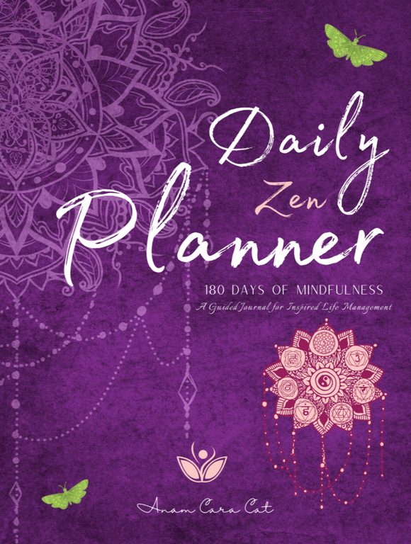 Daily Zen Planner and Mindfulness Journal by Anam Cara Cat