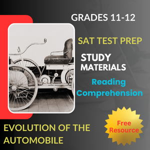 Free SAT Practice Test English Reading Comprehension Grades 9-12