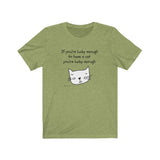 Cat T-Shirt, Cat Lover Tshirt, Cat Lady Gift, Cat Clothing, Cat Tee, Cat People, Unisex Short Sleeve Tee, Ahimsa Ware,